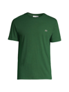 Lacoste Men's V-neck Pima Cotton Jersey T-shirt - M - 4 In Green