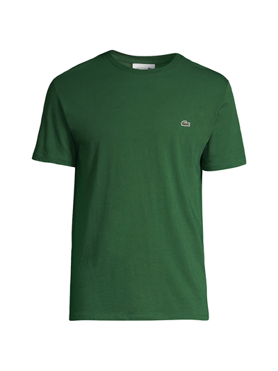 Lacoste Men's V-neck Pima Cotton Jersey T-shirt - Xs - 2 In Green