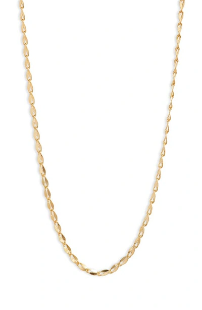 Nordstrom Tinsel Chain Link Necklace In 14k Gold Plated