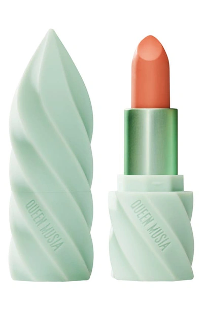 Queen Musia Matte Creme Lipstick, 0.14 oz In Orange