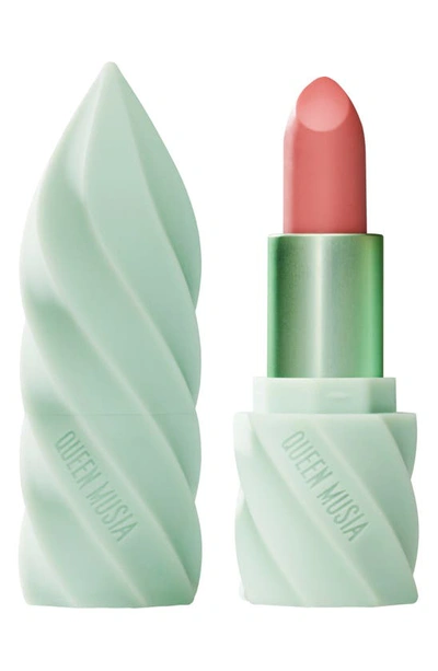 Queen Musia Matte Creme Lipstick, 0.14 oz In Pink