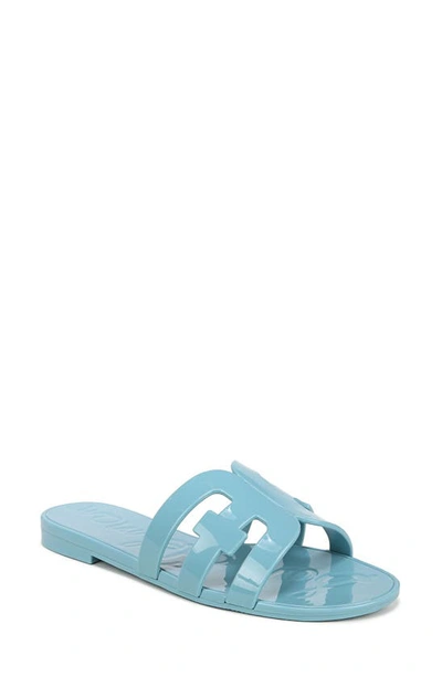Sam Edelman Bay Jelly Slide Sandal In Blue