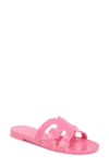 Sam Edelman Bay Jelly Slide Sandal In Flamingo Pink