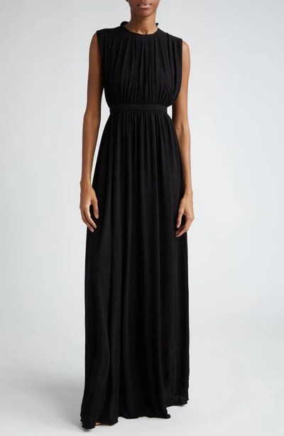 Giambattista Valli Sleeveless Jersey Maxi Dress In Black