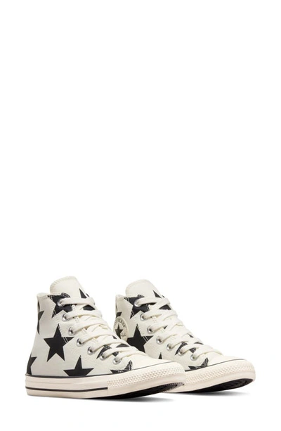 Converse Chuck Taylor® All Star® High Top Sneaker In Egret/ Black/ Egret