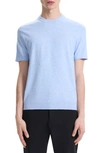 Theory Sarior Short Sleeve Sweater In Skylight