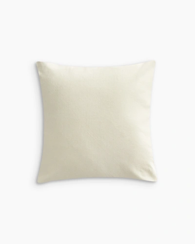 Quince Washed Velvet Pillow Cover In Neutral