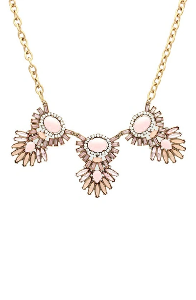 Olivia Welles Center Of Attention Necklace In Pink