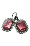 Olivia Welles Diana Drop Earrings In Pink