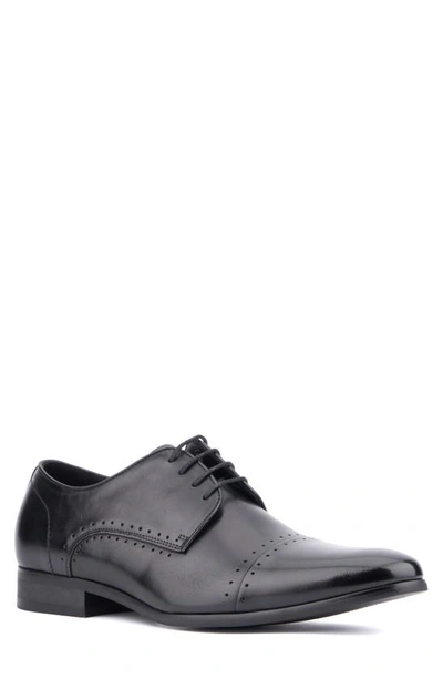 Vintage Foundry Ferdinand Cap Toe Derby In Black