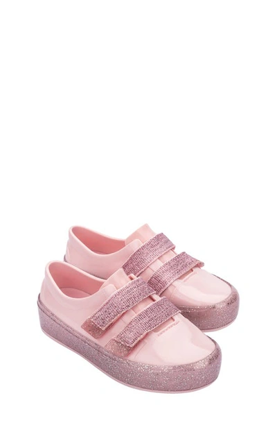 Melissa Kids' Beanny Bugs Sneaker In Pink/ Pink Glitter