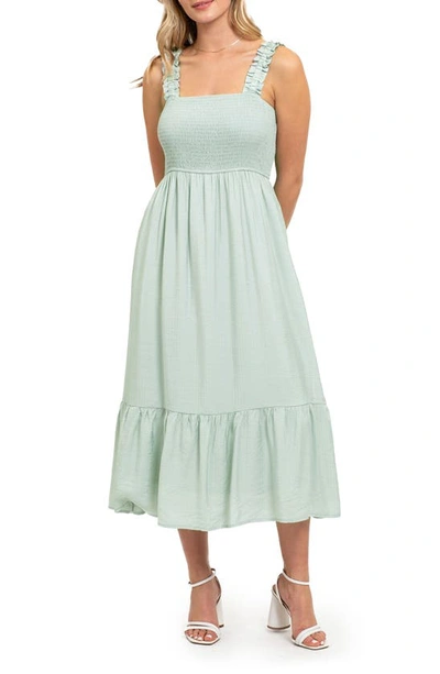 mint green empire waist dress Straps Mint Sage Green A-line Spring Formal Prom Gown PSK338 US4 / Custom Color main image 1