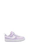 Nike Kids' Court Borough Low Recraft Sneaker In Grape/ White/ Lilac