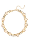 Tasha Crystal Chain Necklace In Gold