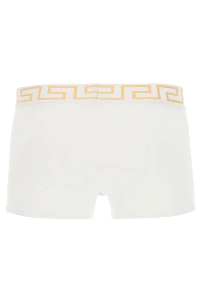 Versace Tri Pack Trunks In White