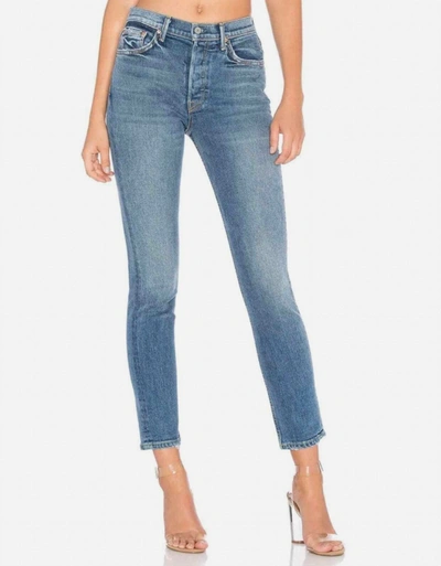 Grlfrnd Karolina High Rise Skinny Jean In Groovy Situation In Multi