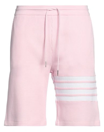 Thom Browne Man Shorts & Bermuda Shorts Pink Size 3 Cotton