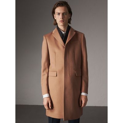 wool cashmere tailored coat burberry