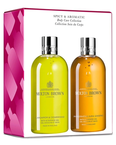 Molton Brown London Unisex 2 X 10oz Spicy & Aromatic Body Care Collection In Multi