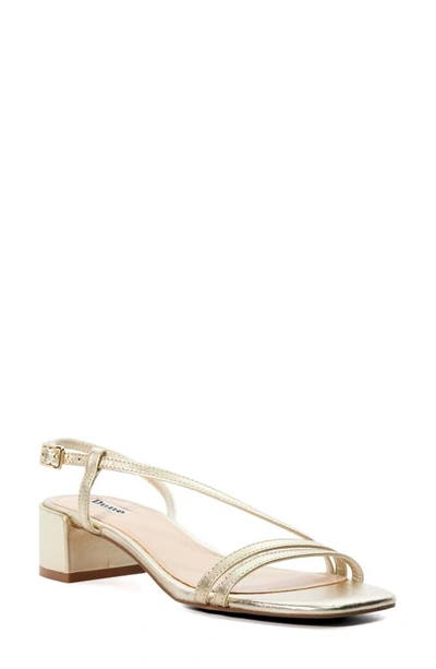 Dune London Maryanne Slingback Sandal In Gold