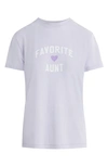 Favorite Daughter Favorite Aunt T-shirt In Lavender