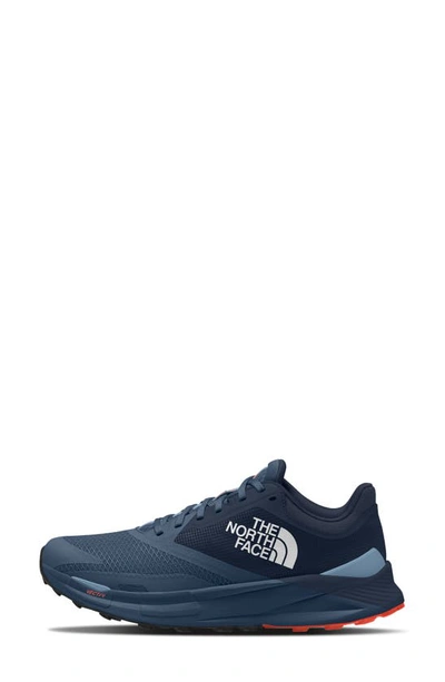 The North Face Logo Sneakers In Dark Blue