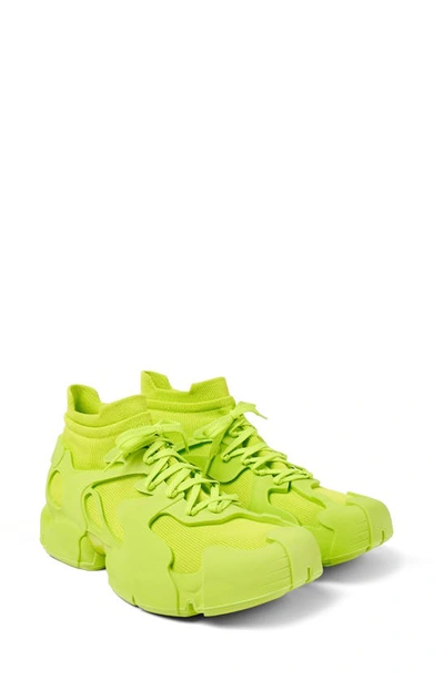 Camperlab Gender Inclusive Tossu Water Repellent Trainer In Bright Green