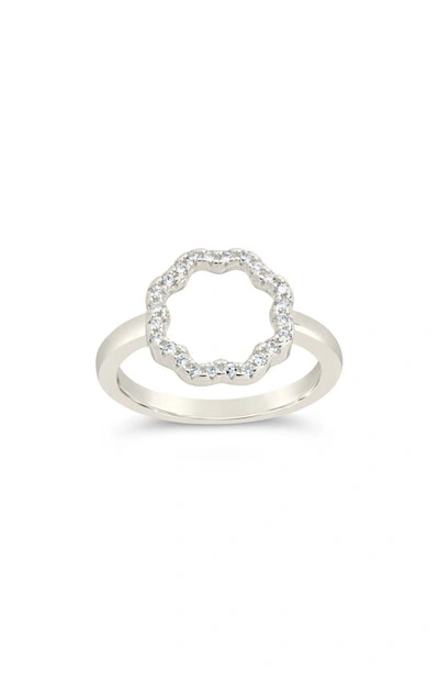 Sterling Forever Marisole Cubic Zirconia Ring In Silver