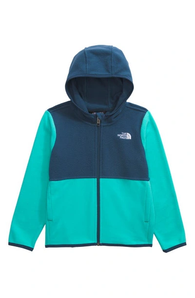 The North Face Unisex Glacier Full Zip Hoodie - Little Kid In Geyser Aqua