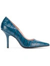 Anna F . Scale Pumps - Blue