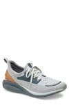 Johnston & Murphy Xc4® Tr1 Waterproof Sneaker In Light Gray Knit/ Full Grain