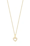 Bony Levy Icon Diamond Heart Pendant Necklace In Gold