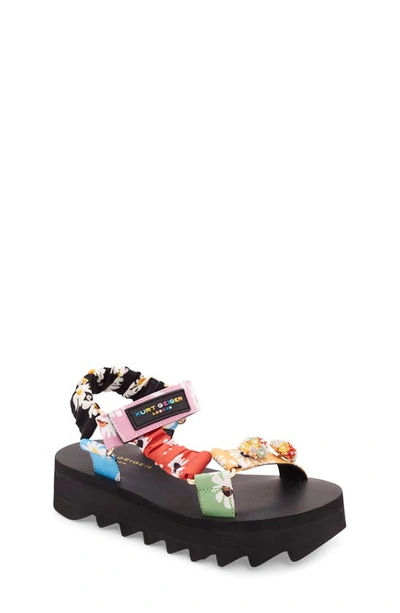Kurt Geiger London Kids' Mini Orion Platform Sandal In Multi
