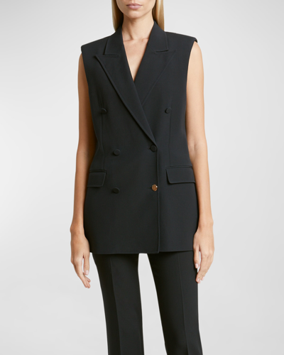 Gabriela Hearst Mayte Wool-blend Vest In Black