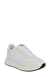 Calvin Klein Hallie Wedge Sneaker In White