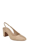 Calvin Klein Scarlet Slingback Pump In Natural