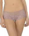 Natori Flora Lace Hipster Briefs In Berry Blush