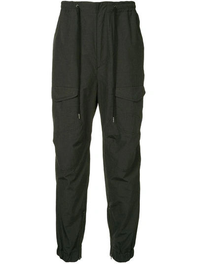 Monkey Time Drawstring Track Trousers - Black