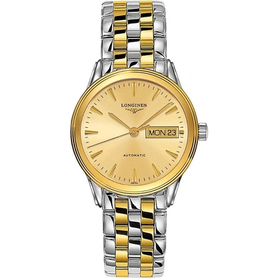 Longines 471589 Flagship Stainless Steel And Gold Pvd Watch