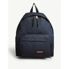 Eastpak Red Padded Pak'r Brimblock Backpack In Denim Gradient