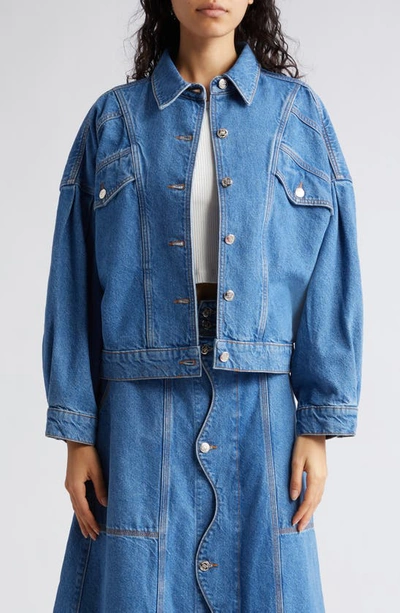 Farm Rio Oversize Denim Trucker Jacket