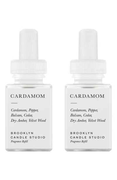 Pura X Brooklyn Candle 2-pack Diffuser Fragrance Refills In Cardamom