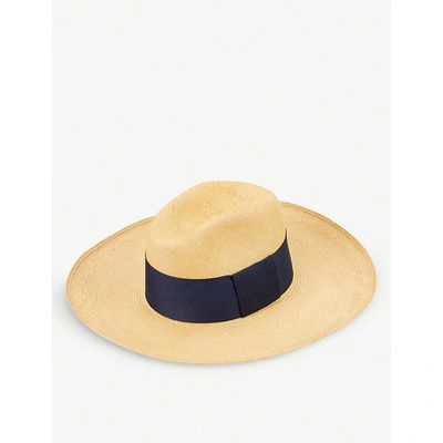 Artesano Madagascar Straw Panama Hat In Cinnamon