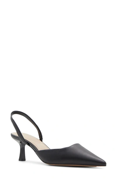 Aldo Gavedessi Slingback Pointed Toe Pump In Black