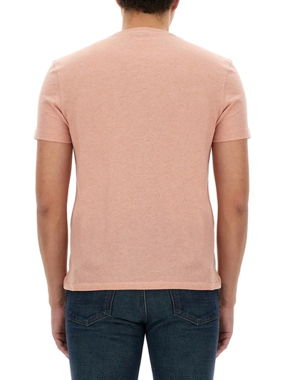 Tom Ford Regular Fit T-shirt In Pink