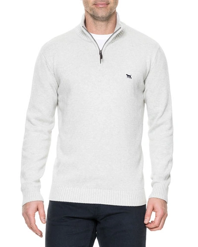 Rodd & Gunn Men's Merrick Bay Half-zip Cotton Sweater In Beige