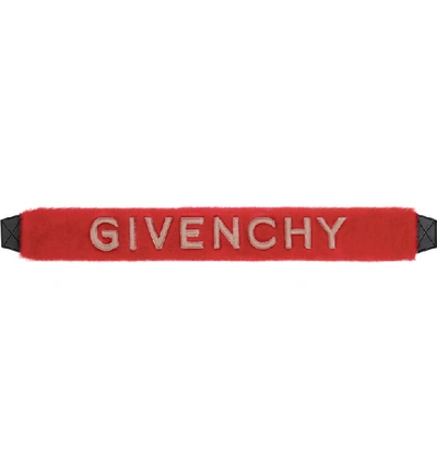 Givenchy Faux Fur Logo Strap Cover - Pink