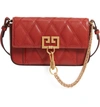 Givenchy Pocket Mini Pouch Convertible Clutch/belt Bag - Golden Hardware In Terracotta
