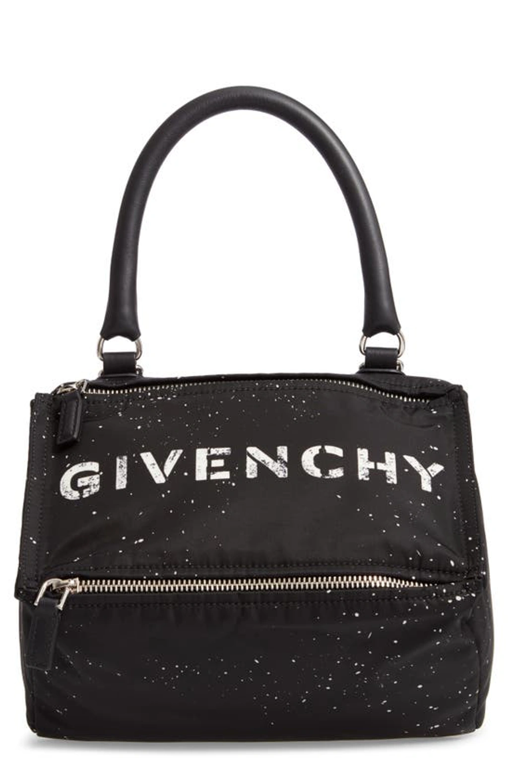Givenchy Pandora Small Crossbody Bag In Speckled Nylon In