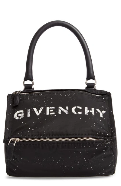 Givenchy Pandora Small Crossbody Bag In Speckled Nylon In